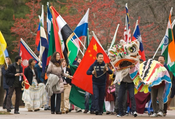 Parade of flags